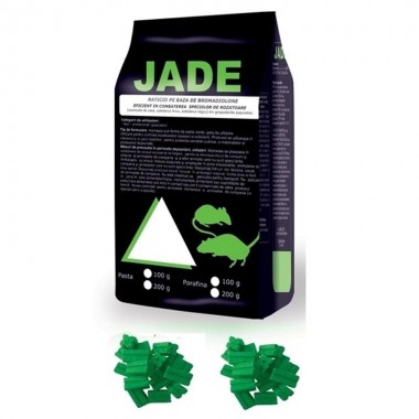Baton cerat (parafina) pentru eliminarea rozatoarelor - Jade verde (200 gr)